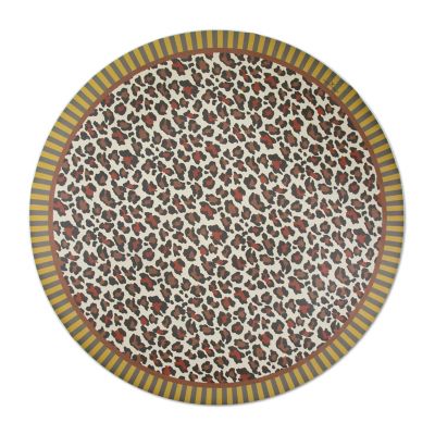 Serengeti Floor Mat - 6%27 Round mackenzie-childs Panama 0