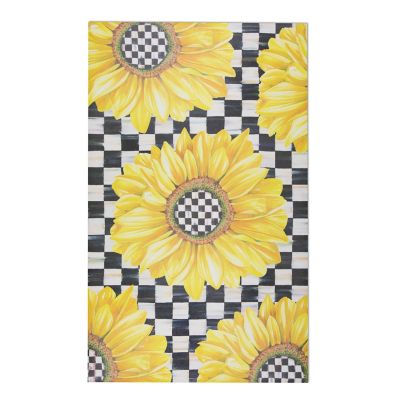 Sunflower Floor Mat - 3%27 x 5%27 mackenzie-childs Panama 0