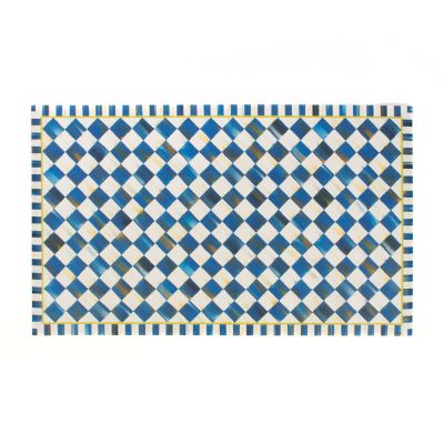 MacKenzie-Childs Royal Check Floor Mat - 3' x 5