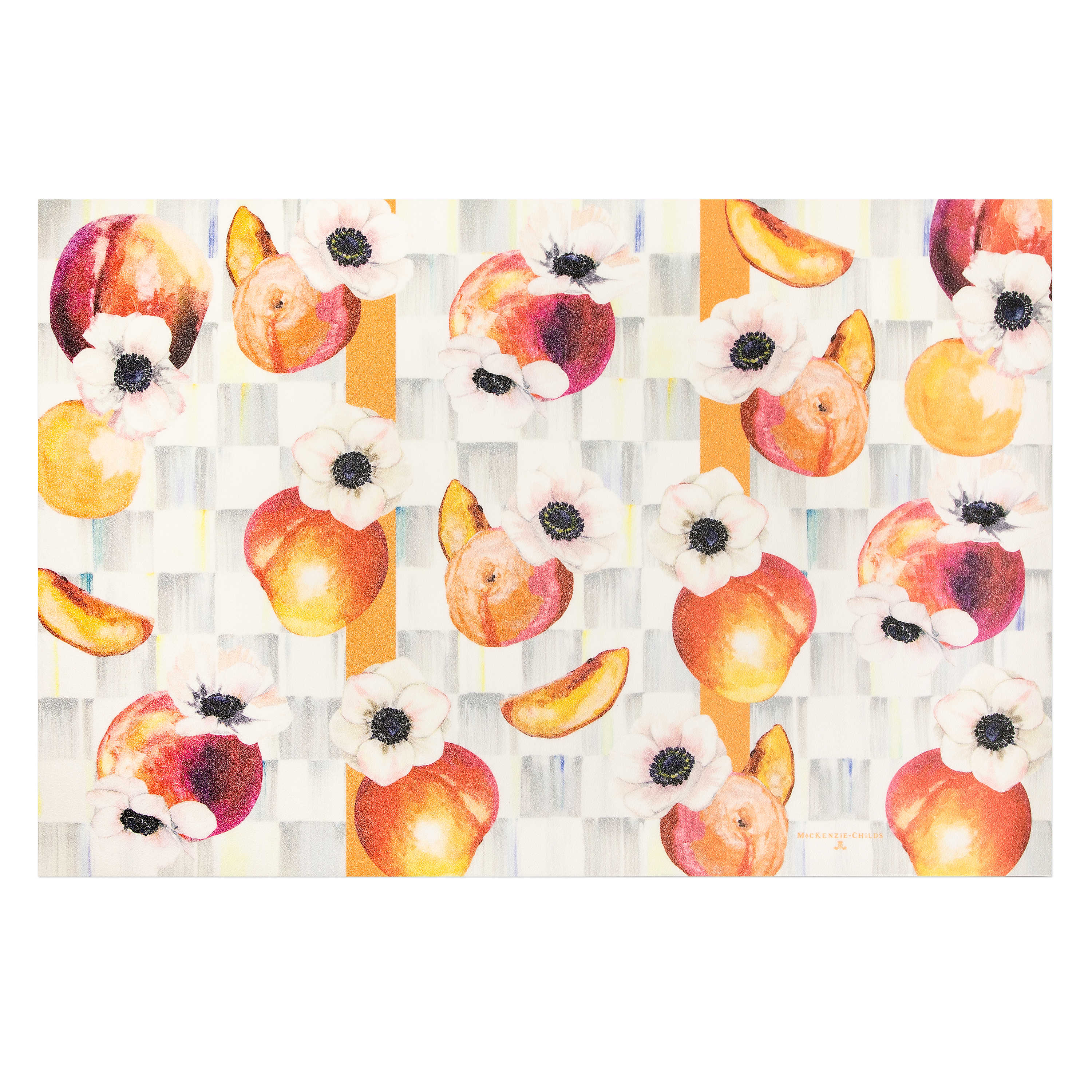Peaches & Anemones Floor Mat - 2%27 x 3%27 mackenzie-childs Panama 0