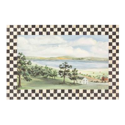 MacKenzie-Childs Courtly Check Floor Mat - 2' x 3