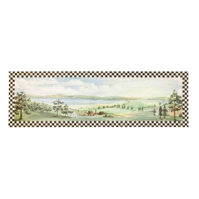 MacKenzie-Childs Royal Check Floor Mat - 2'6 x 8' Runner