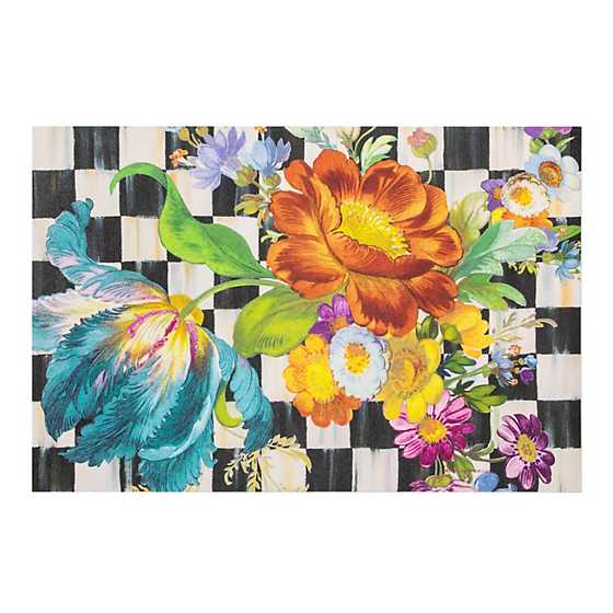 Courtly Flower Market Floor Mat - 2' x 3' image two