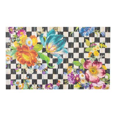 Courtly Flower Market Floor Mat - 3' x 5' mackenzie-childs Panama 0