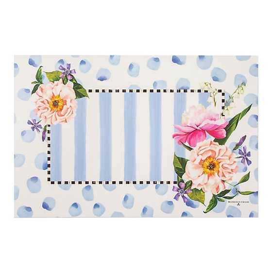 Wildflowers Floor Mat - Blue - 2' x 3' image two