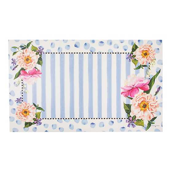 Wildflowers Floor Mat - Blue - 3' x 5' image two
