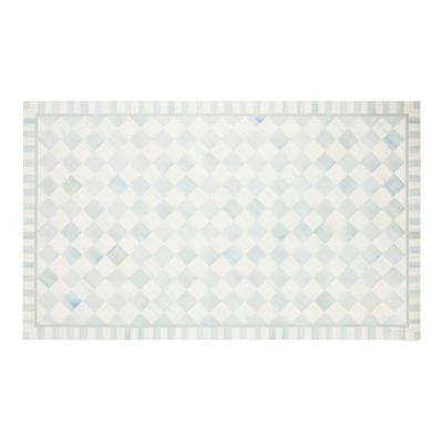 Sterling Check 3' x 5' Floor Mat mackenzie-childs Panama 0