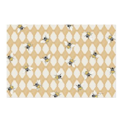 Honeycomb with Bees 2' x 3' Floor Mat mackenzie-childs Panama 0