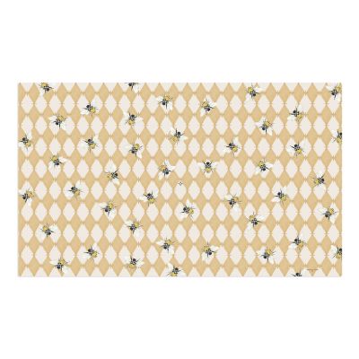 Honeycomb with Bees 3' x 5' Floor Mat mackenzie-childs Panama 0