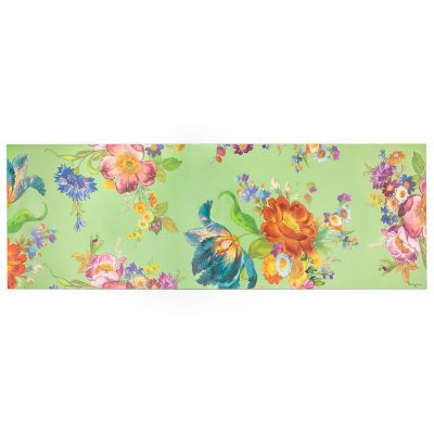 Flower Market Blooms Floor Mat - Green - 2'6