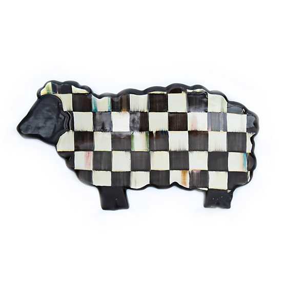 Courtly Check Sheep Serving Board