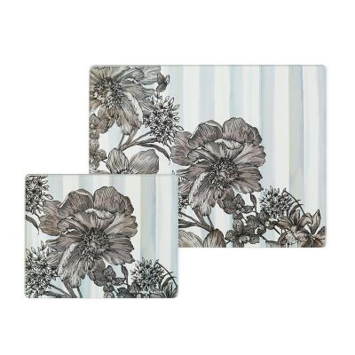 Sterling English Garden Glass Cutting Board, Set of 2 mackenzie-childs Panama 0