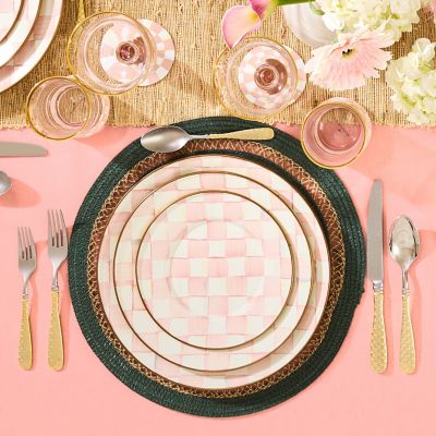 Gold Check Flatware 5-Piece Place Setting Image 4