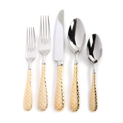 Check 6-piece Knife Set by MacKenzie-Childs