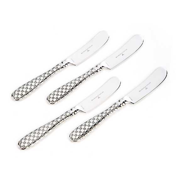 Check Canape Knives - Set of 4 image one