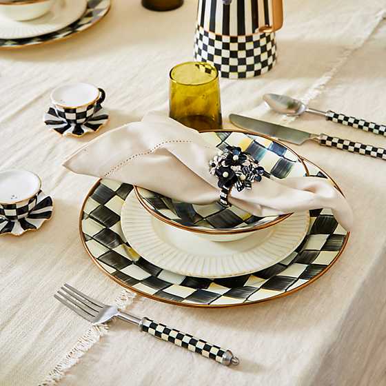 Supper Club 3-Piece Place Setting - Courtly Check image five