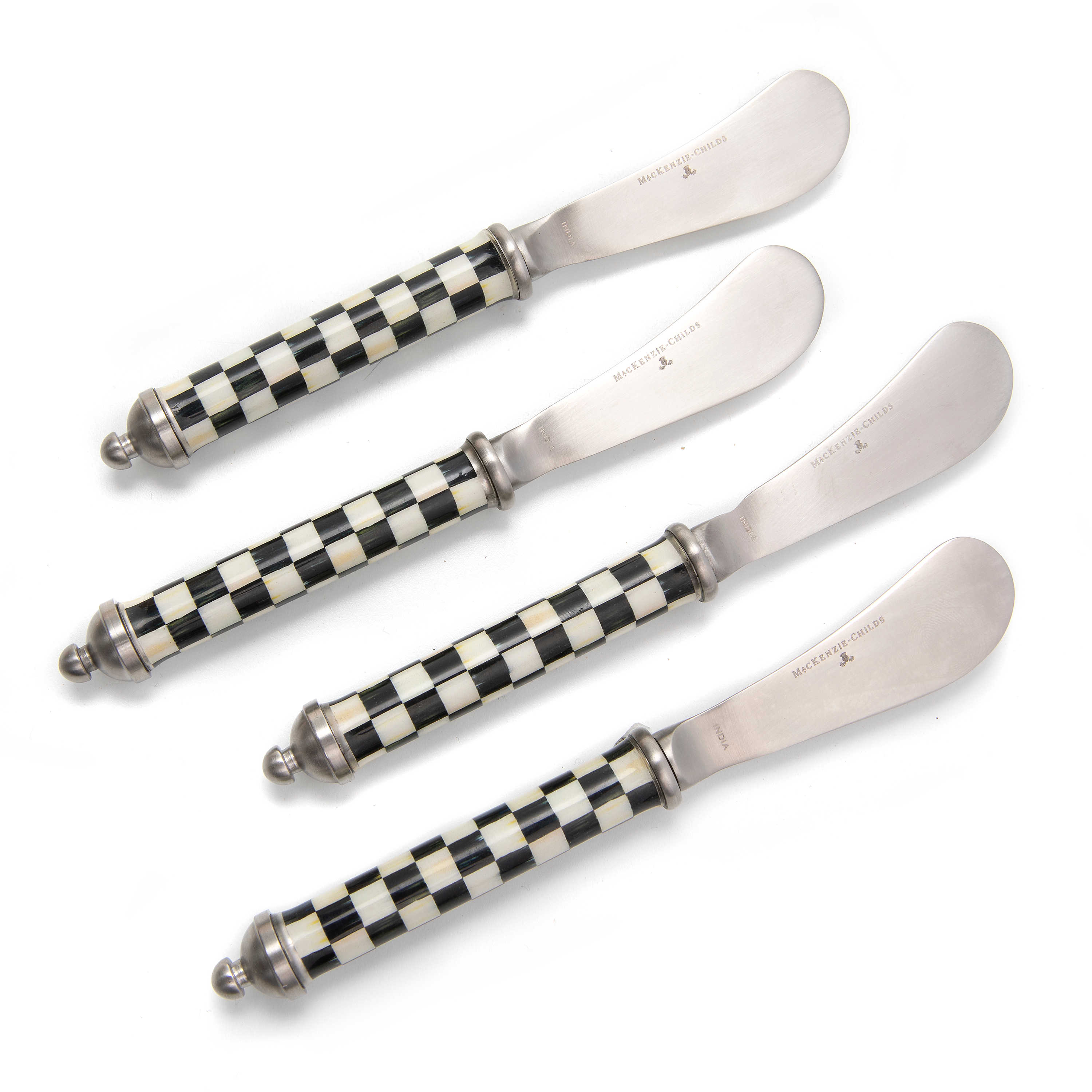 Courtly Check Supper Club Spreaders mackenzie-childs Panama 0