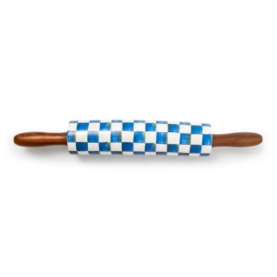 Royal Check Rolling Pin mackenzie-childs Panama 0