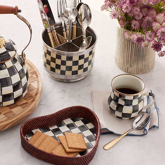 Supper Club Flatware Caddy - Courtly Check image three