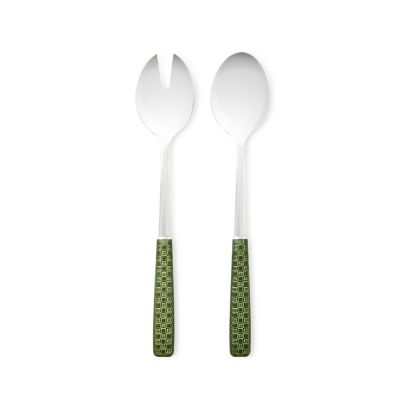 Everyday Green Salad Serving Set mackenzie-childs Panama 0