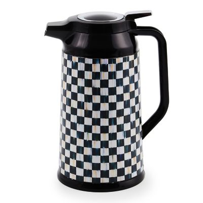 Courtly Check Coffee Carafe mackenzie-childs Panama 0