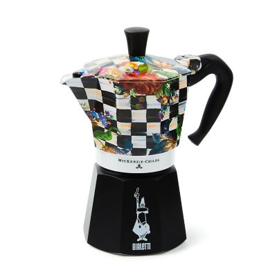 Courtly Flower Market 6 Cup Moka Pot mackenzie-childs Panama 0