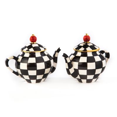 Courtly Teapot Salt & Pepper Set mackenzie-childs Panama 0