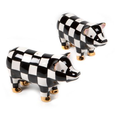 Pig Salt & Pepper Set mackenzie-childs Panama 0