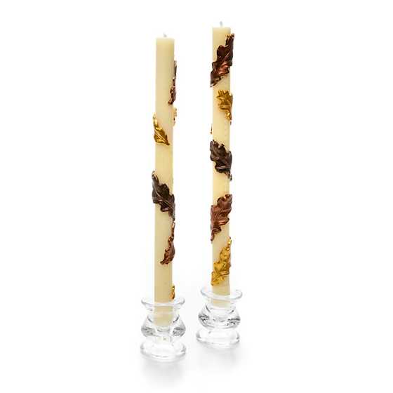 Falling Leaves Dinner Candles - Set of 2 image two