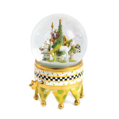 Patience Brewster Dash Away Santa Snow Globe mackenzie-childs Panama 0