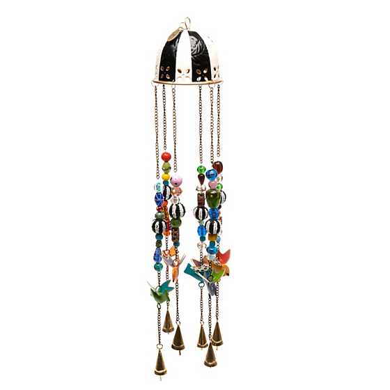 Bird and Beads Wind Chimes