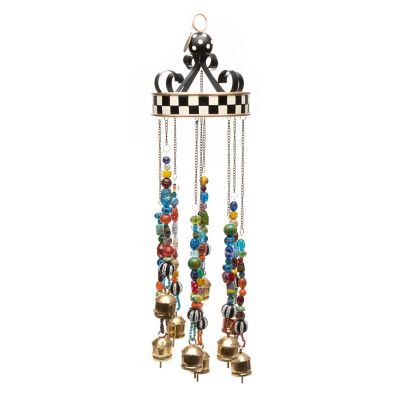 MacKenzie-Childs  Bells and Bobbles Wind Chimes