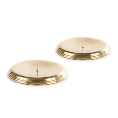 pillar candle holder set of 2