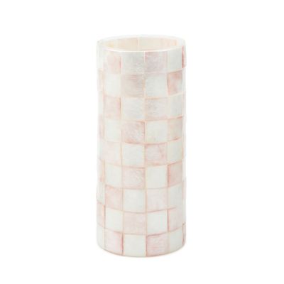 Rosy Check Capiz Small Vase mackenzie-childs Panama 0