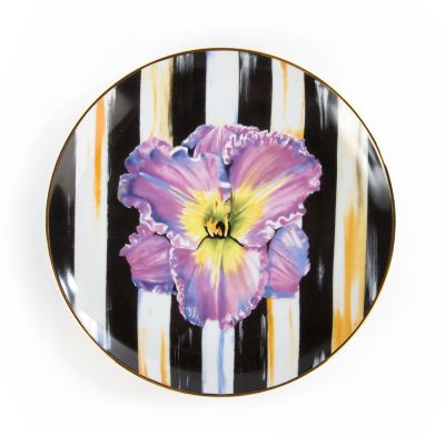 Thistle & Bee Salad Plate - Iris