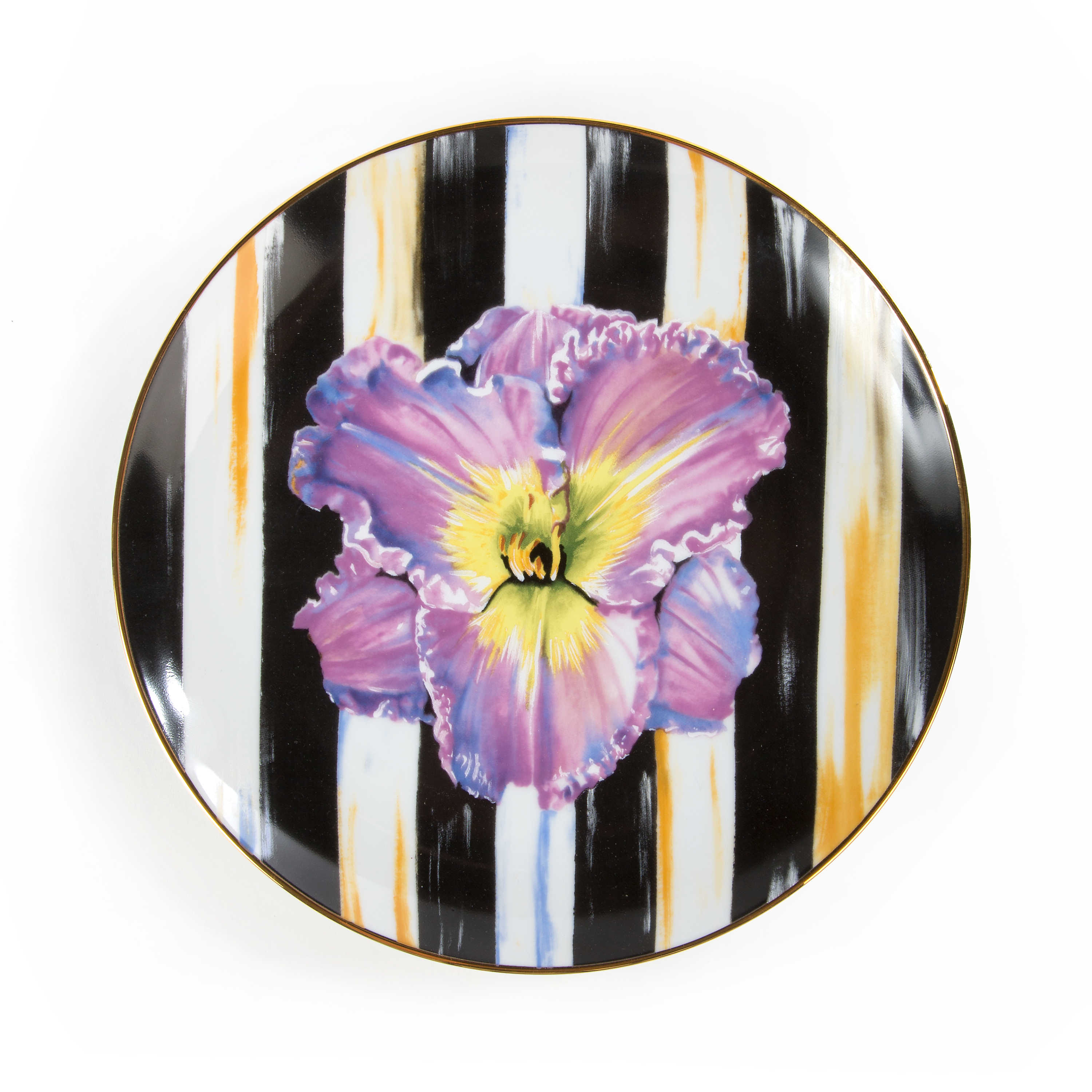Thistle & Bee Salad Plate - Iris mackenzie-childs Panama 0