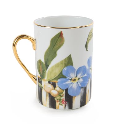 Thistle & Bee Mug mackenzie-childs Panama 0