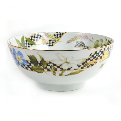 Thistle & Bee Serving Bowl mackenzie-childs Panama 0