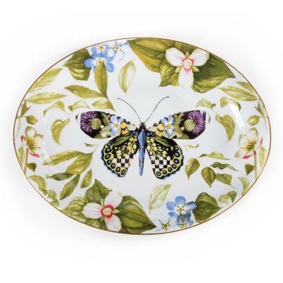 Thistle & Bee Serving Platter mackenzie-childs Panama 0