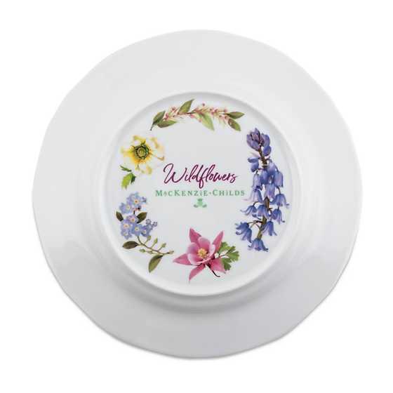 Wildflowers Dinner Plate - Blue image four