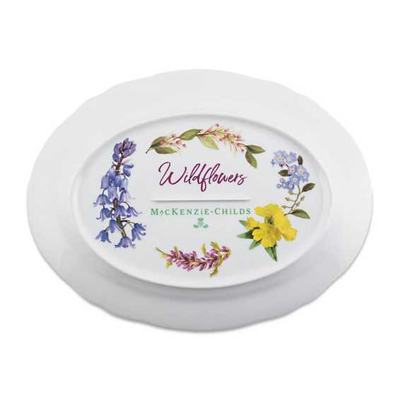 Wildflowers Serving Platter - Blue image three