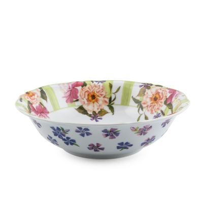 MacKenzie-Childs  Green Flower Market Mixing Bowls, Set of 3