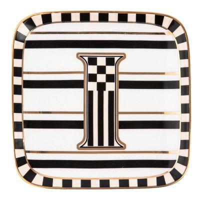 Monogram Dish - I mackenzie-childs Panama 0