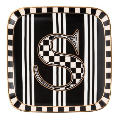 Monogram Dish - S mackenzie-childs Panama 0