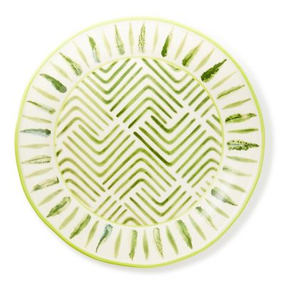 Fern Forest Dinner Plate mackenzie-childs Panama 0
