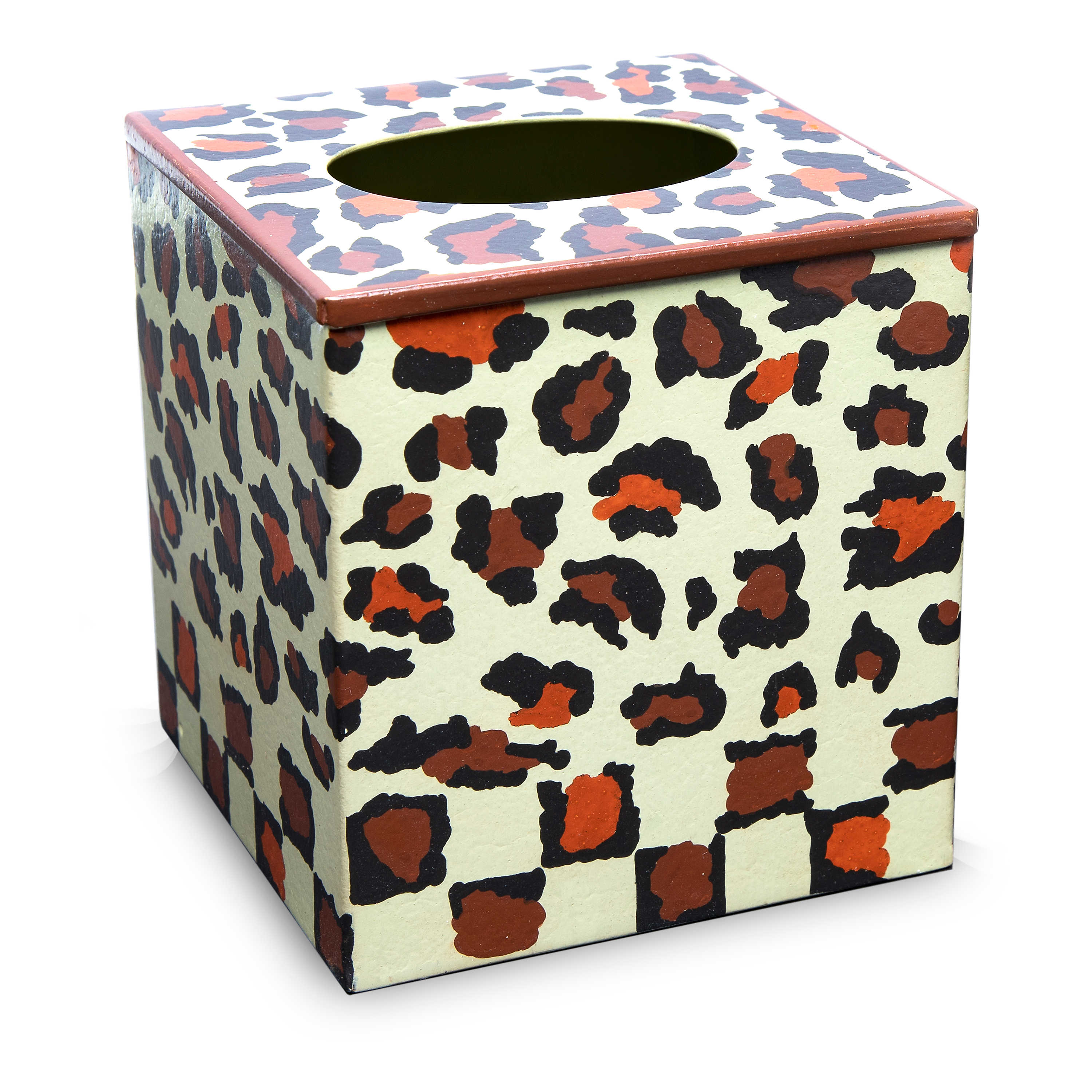 Serengeti Boutique Tissue Box Holder mackenzie-childs Panama 0