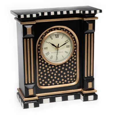 MacKenzie-Childs  Courtly Check Mantel Clock