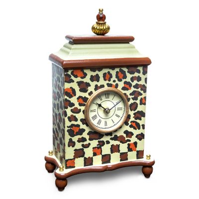 Serengeti Desk Clock mackenzie-childs Panama 0