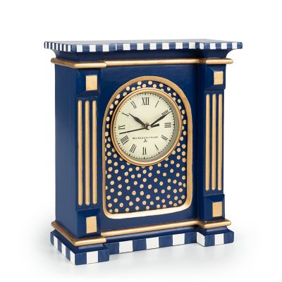 MacKenzie-Childs  Courtly Check Mantel Clock