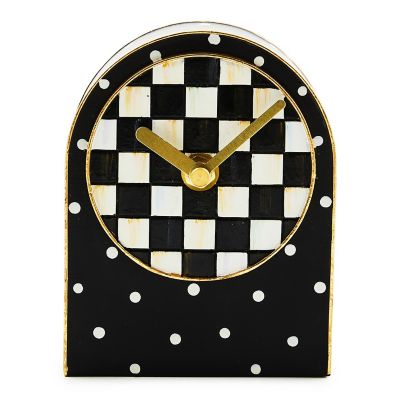 Courtly Check & Dot Clock mackenzie-childs Panama 0